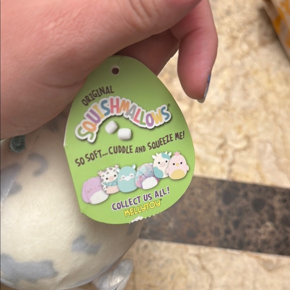 Squishmallows Pig Plush with Blue Bandana - Picture 2 of 2